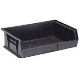 Ultra Stack and Hang Bin, 10-7/8 x 16-1/2 x 5in, Recycled Black, 6 per Case redirect to product page